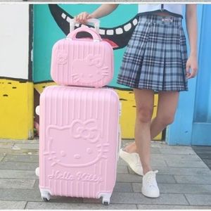Hello Kitty 24"+13" set luggage suitcase